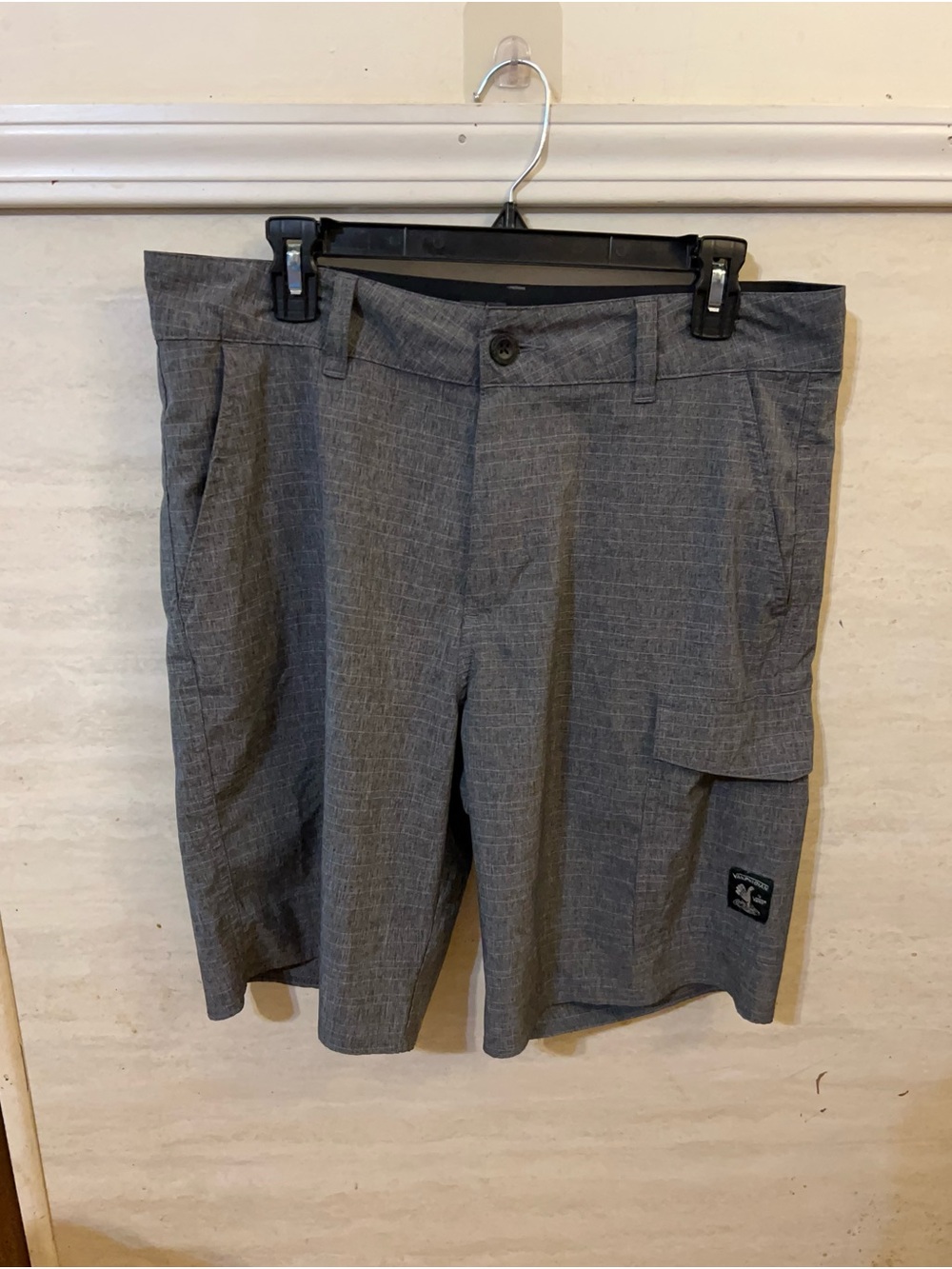Vans Vanphibian Men's Hybrid Cargo Shorts Heathered Gray
